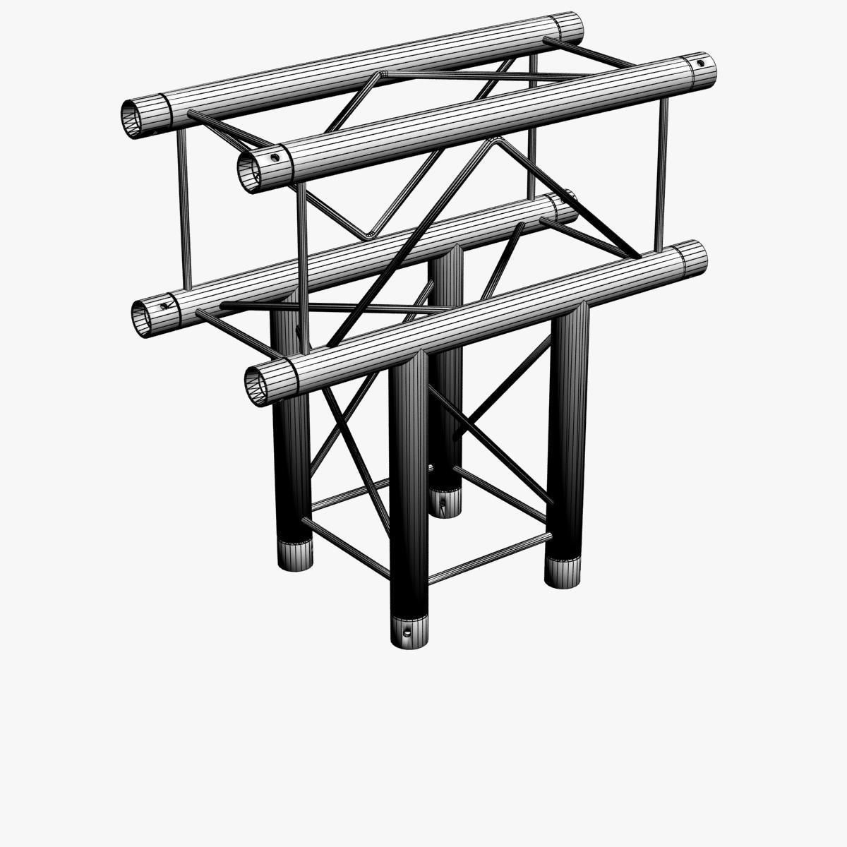 Light Duty Square Truss Collection - 9 PCS Modular 3D model_25