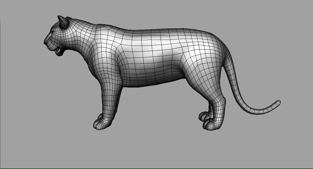 Rigged Tiger  3D model_6