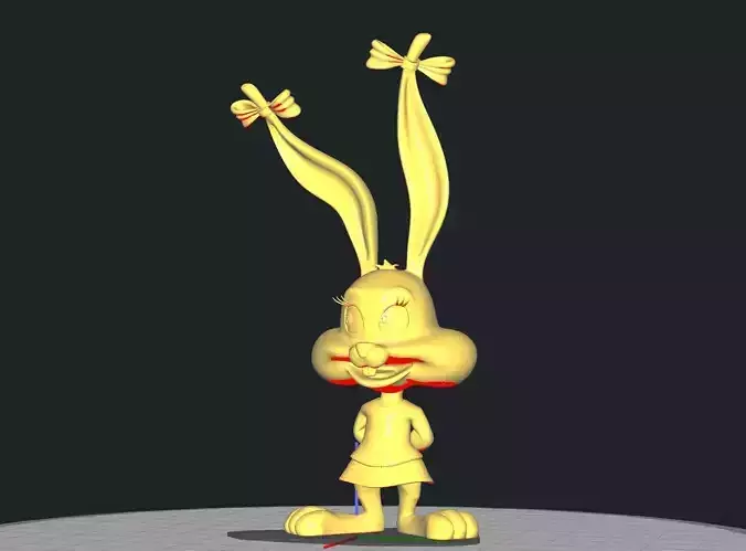 Babs Bunny 3D print model