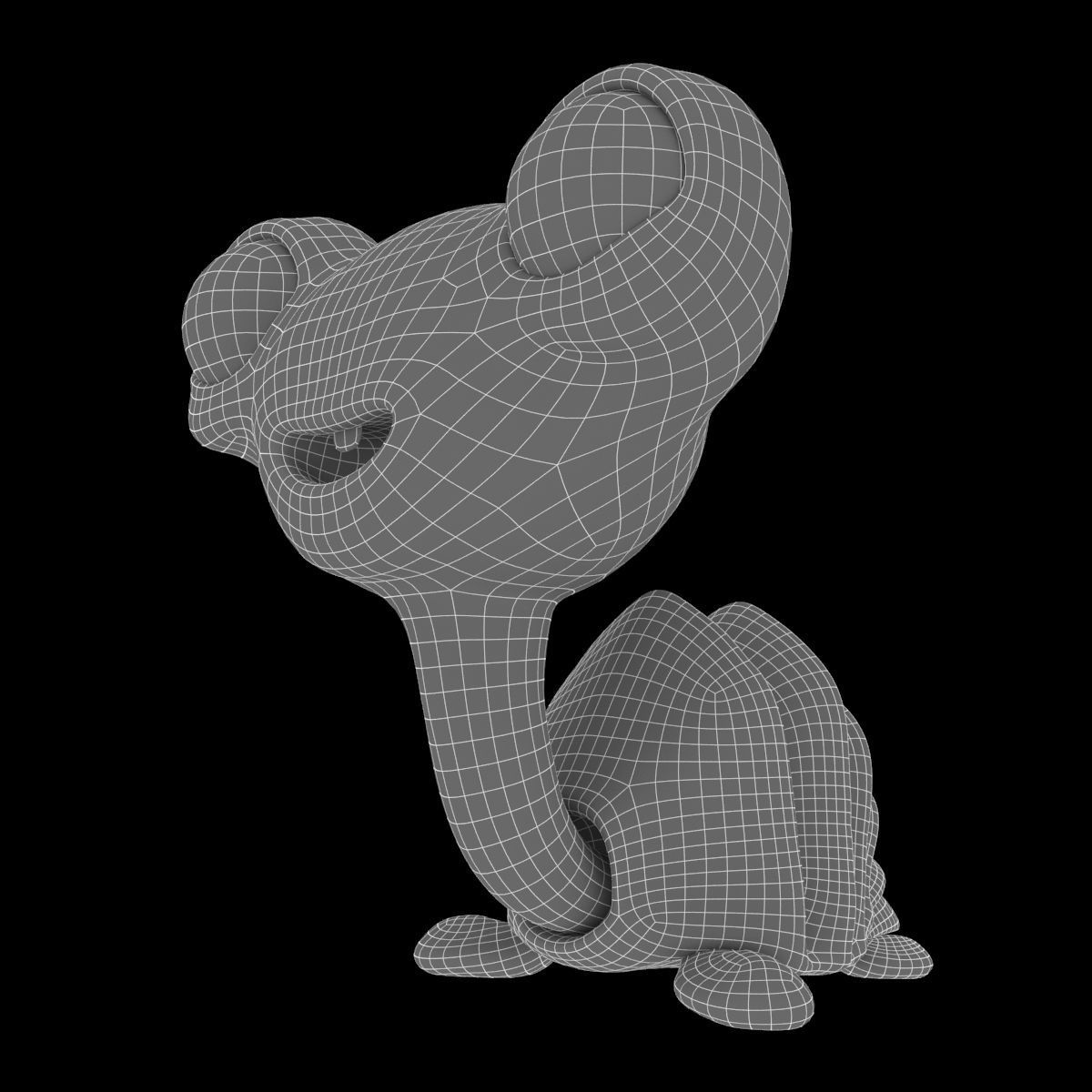 Snail Character 3D model_5