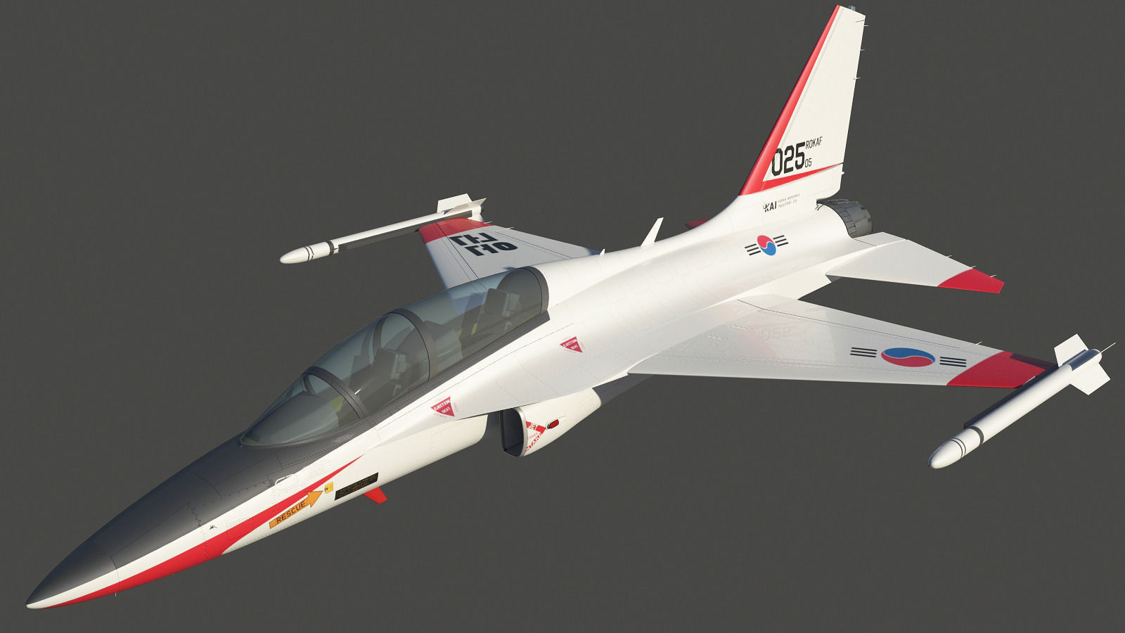 KAI T-50 Golden Eagle 3D model_16