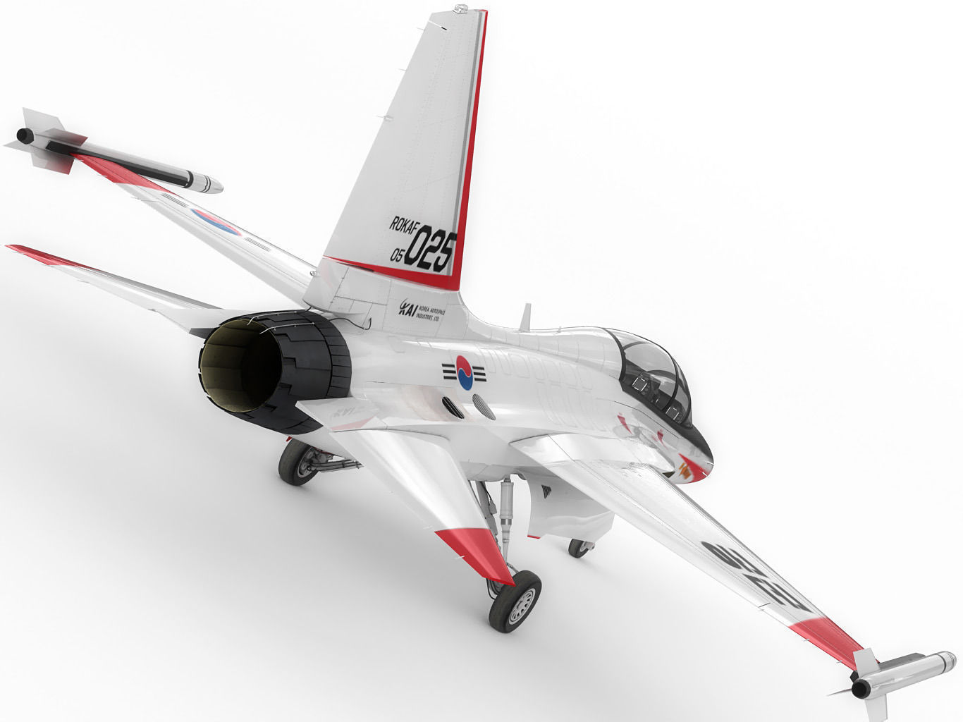 KAI T-50 Golden Eagle 3D model_6