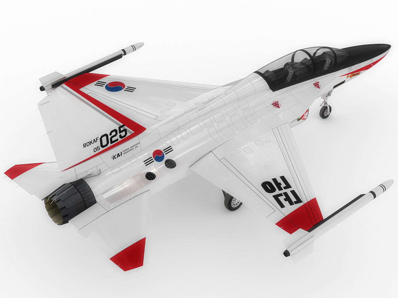 KAI T-50 Golden Eagle 3D model_5