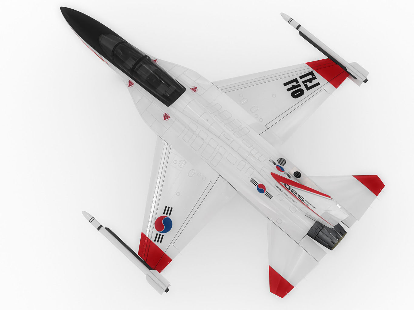 KAI T-50 Golden Eagle 3D model_9