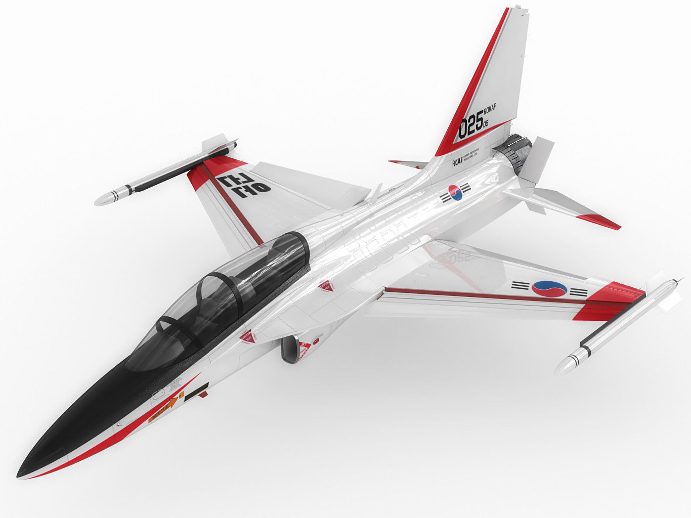 KAI T-50 Golden Eagle 3D model_1