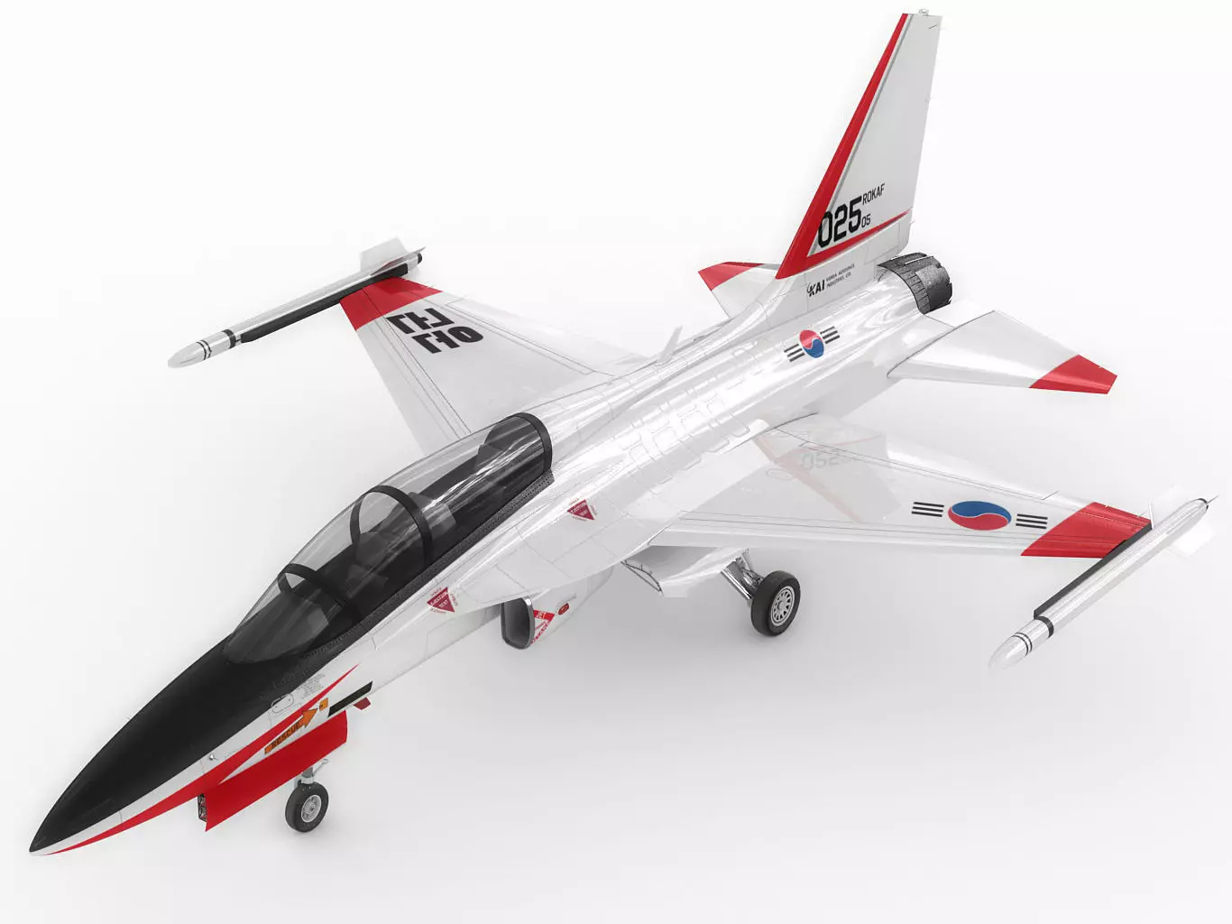 KAI T-50 Golden Eagle 3D model_0