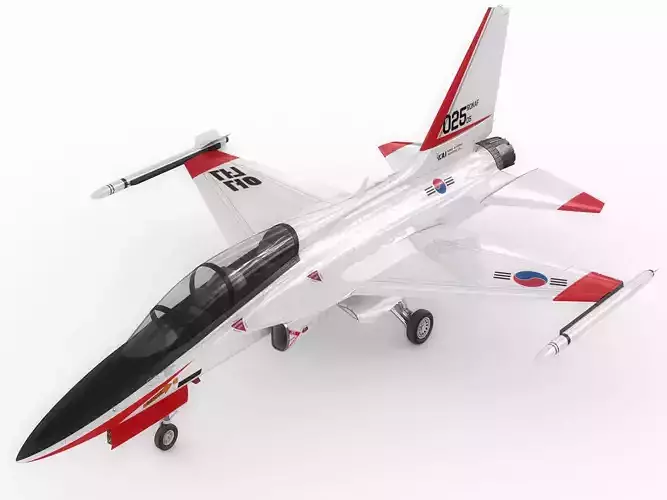 KAI T-50 Golden Eagle 3D model