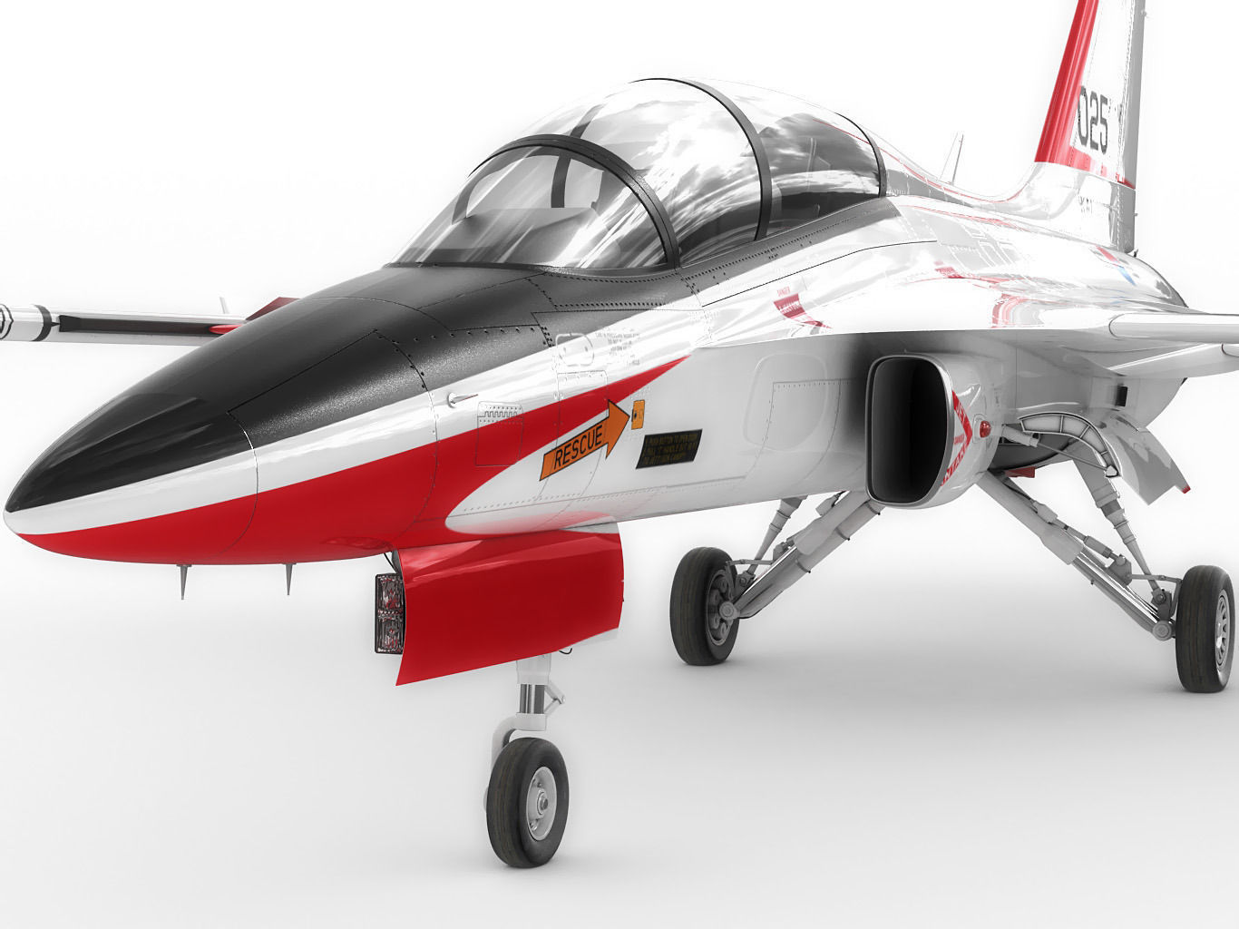 KAI T-50 Golden Eagle 3D model_2