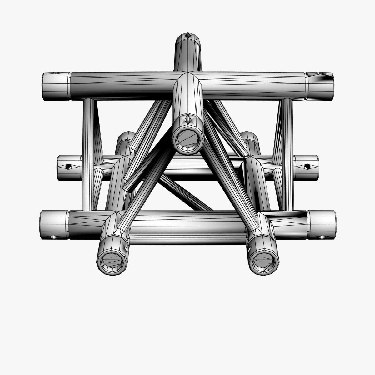 Triangular Truss Standard Collection - 41 PCS Modular 3D model_49