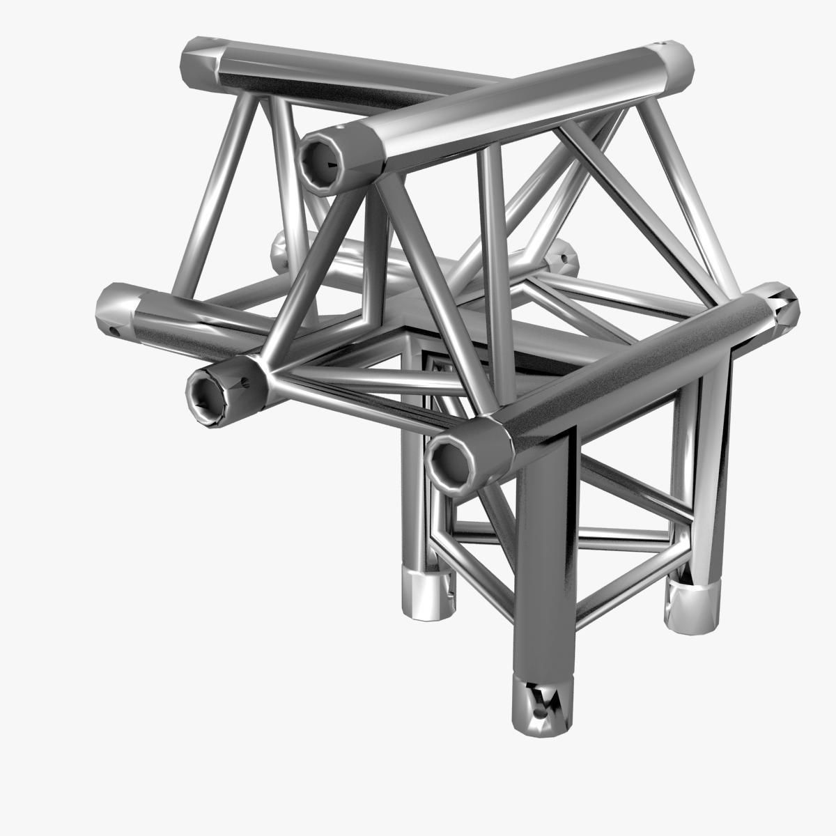 Triangular Truss Standard Collection - 41 PCS Modular 3D model_42