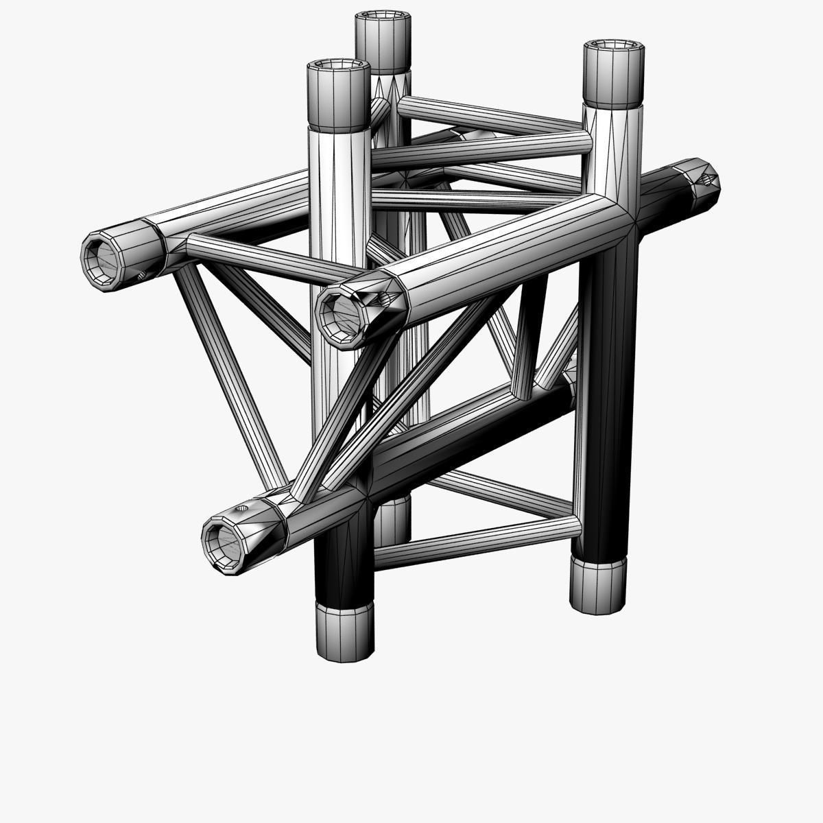 Triangular Truss Standard Collection - 41 PCS Modular 3D model_45