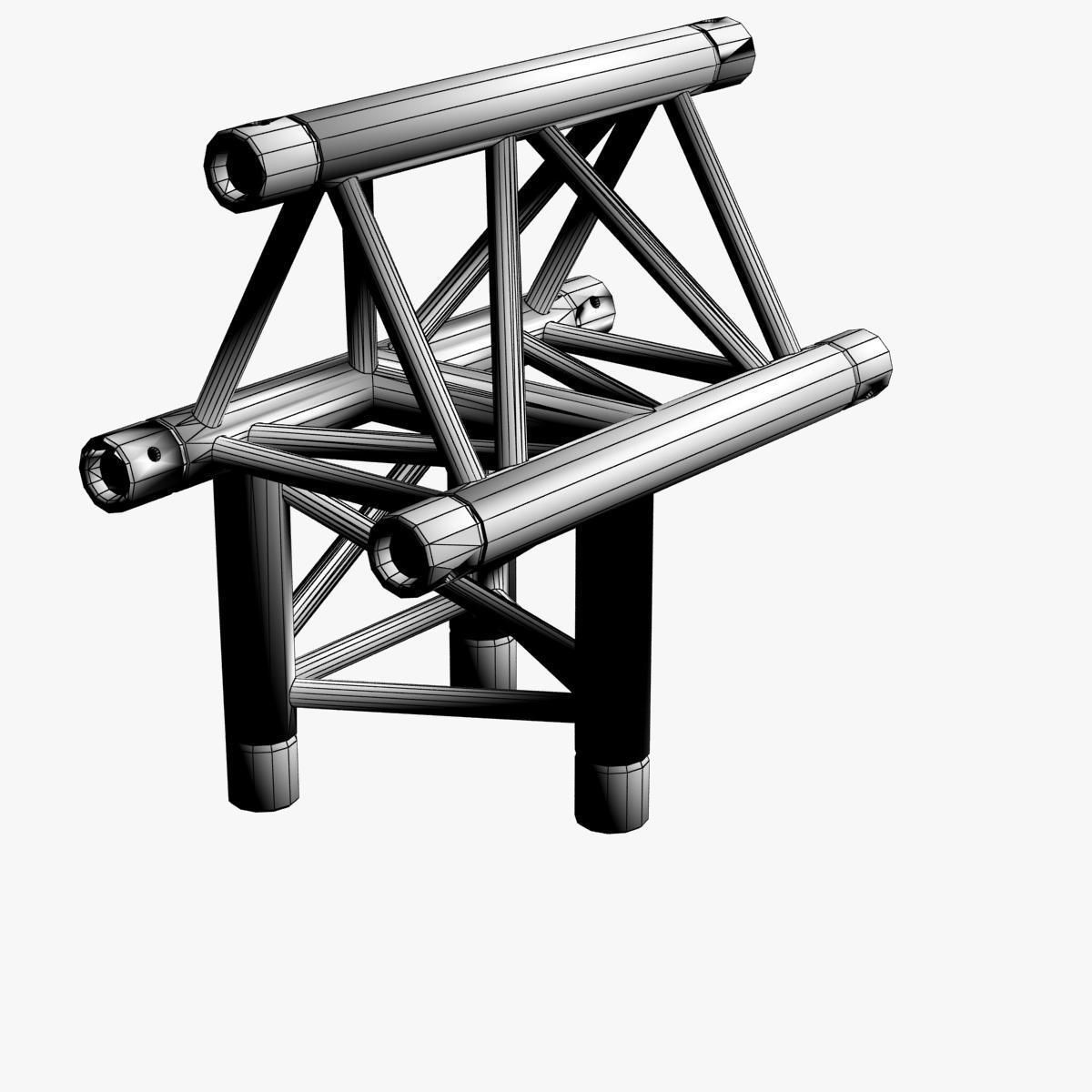 Triangular Truss Standard Collection - 41 PCS Modular 3D model_33