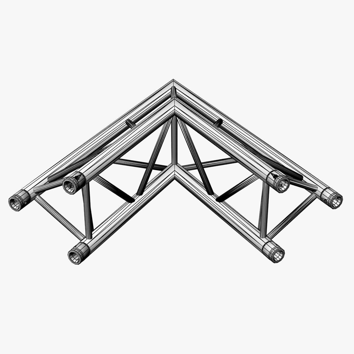 Triangular Truss Standard Collection - 41 PCS Modular 3D model_81