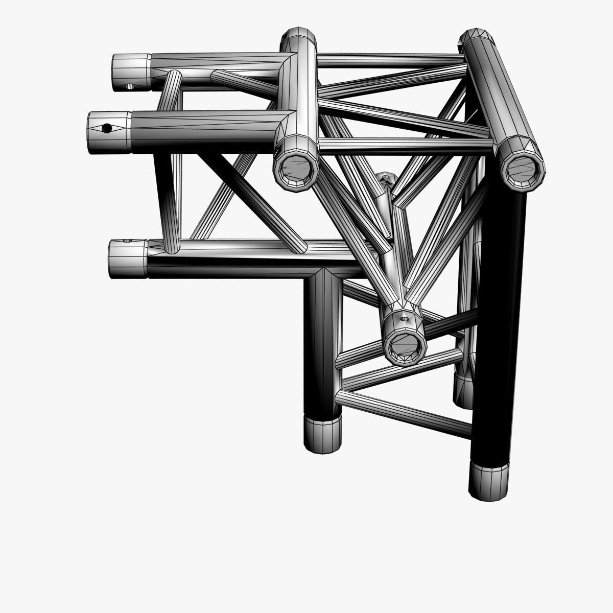 Triangular Truss Standard Collection - 41 PCS Modular 3D model_41