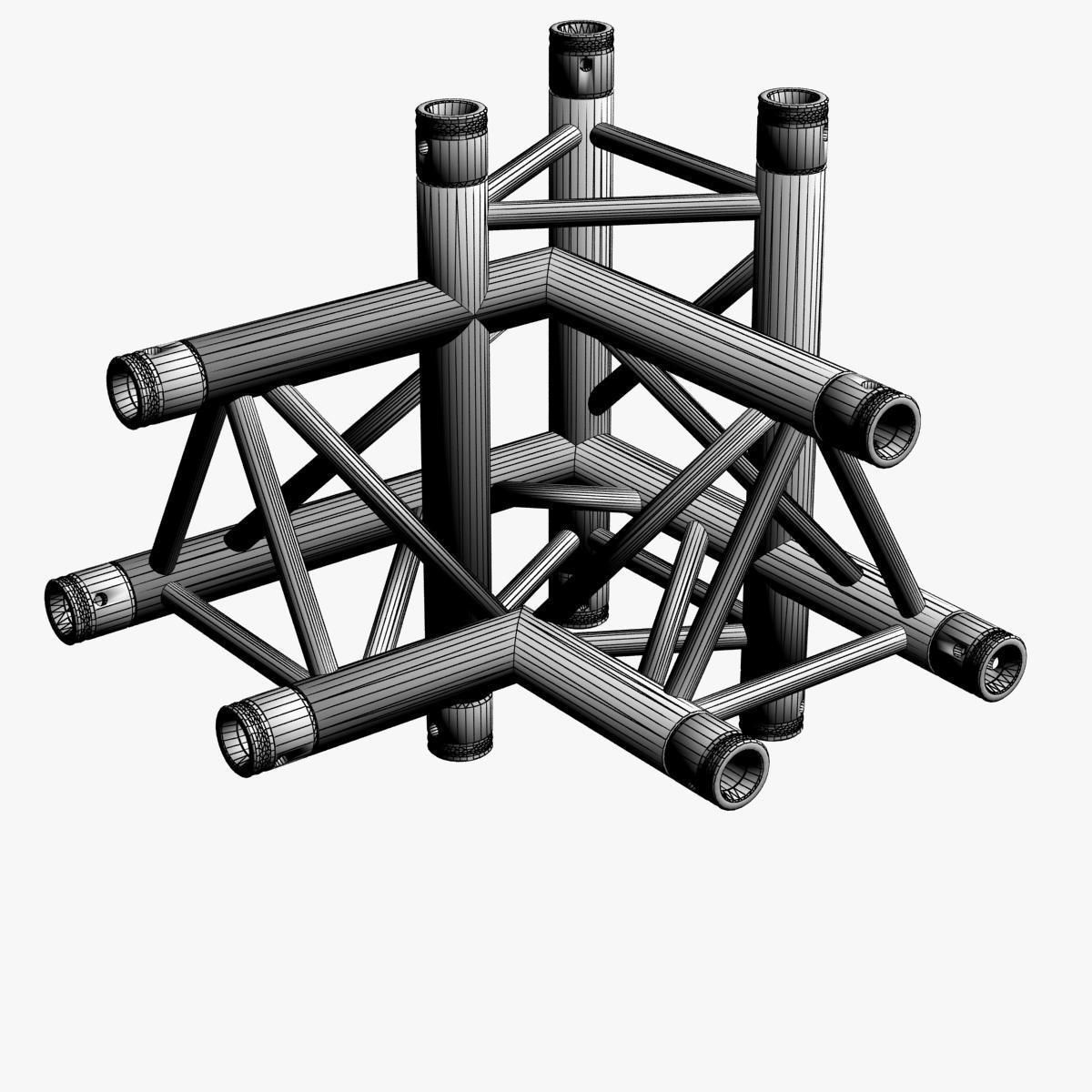 Triangular Truss Standard Collection - 41 PCS Modular 3D model_73