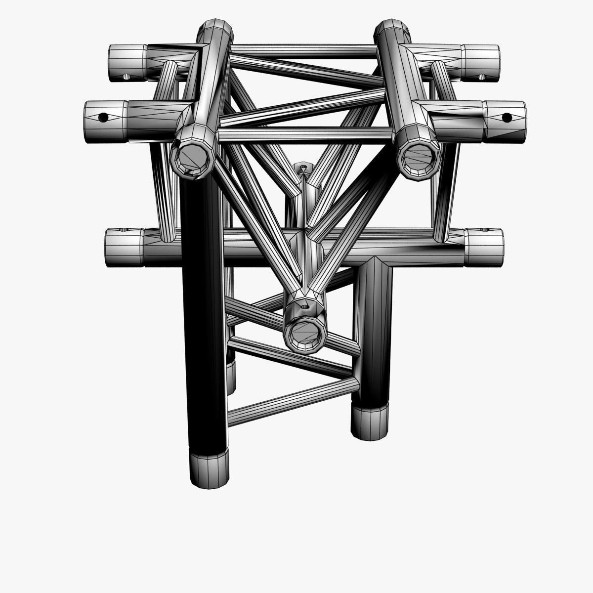 Triangular Truss Standard Collection - 41 PCS Modular 3D model_51