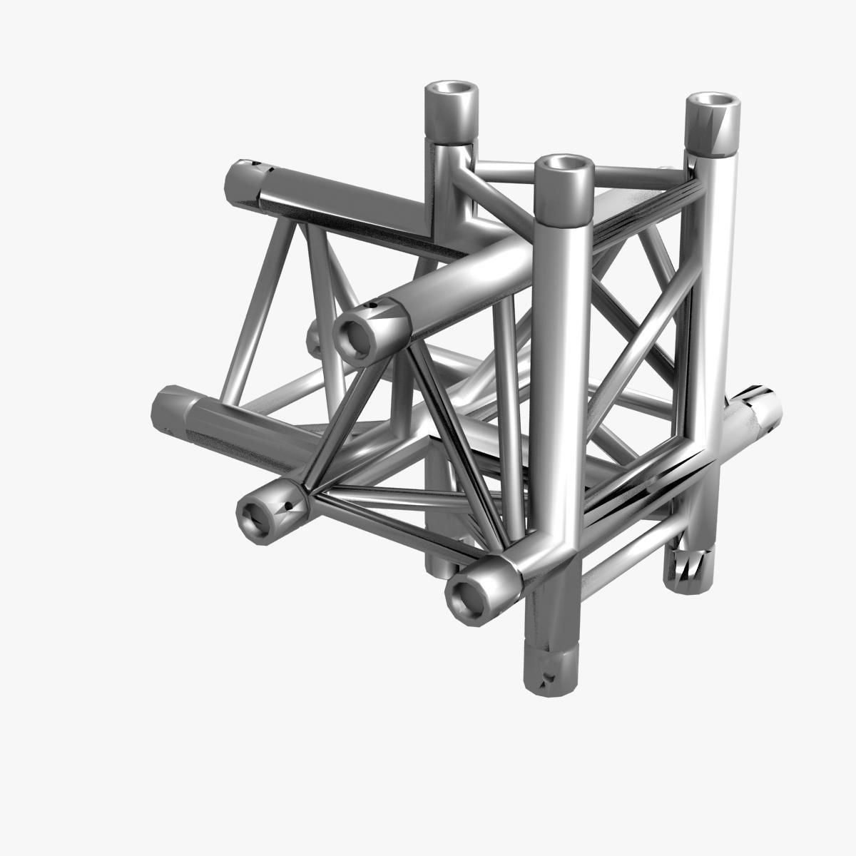 Triangular Truss Standard Collection - 41 PCS Modular 3D model_47