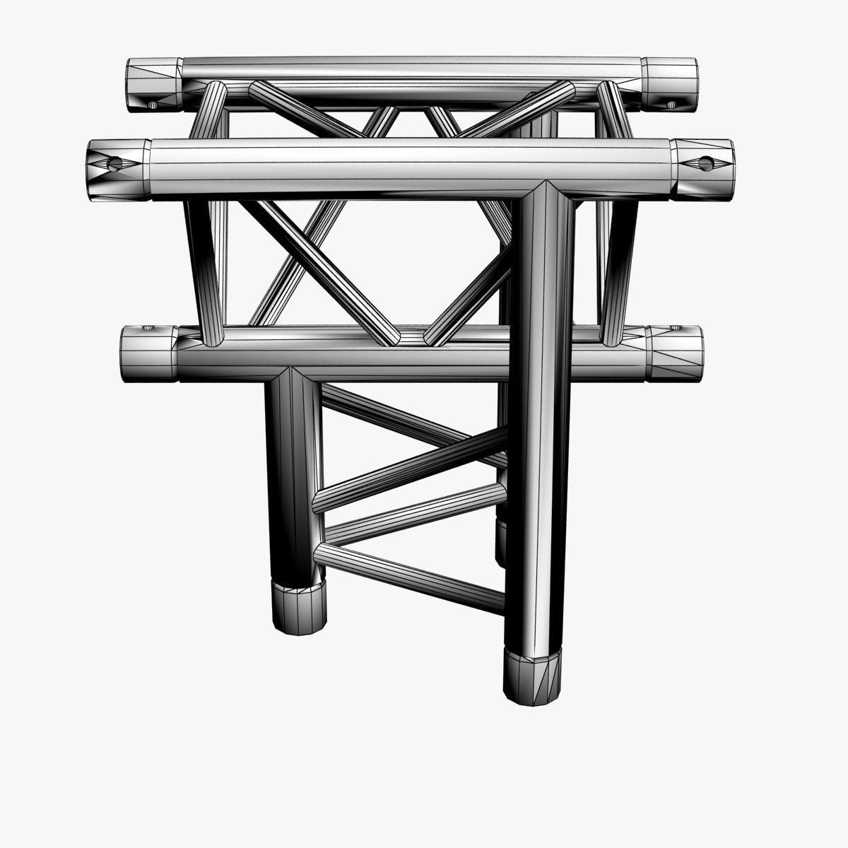 Triangular Truss Standard Collection - 41 PCS Modular 3D model_37