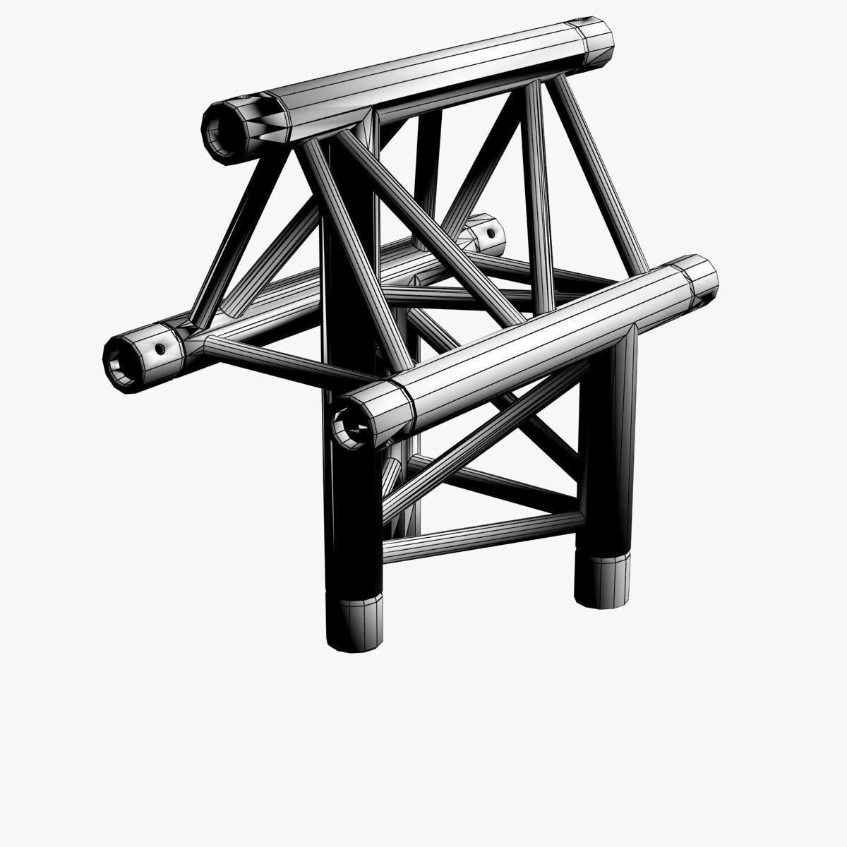 Triangular Truss Standard Collection - 41 PCS Modular 3D model_39