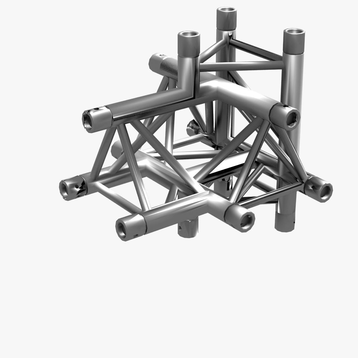 Triangular Truss Standard Collection - 41 PCS Modular 3D model_46