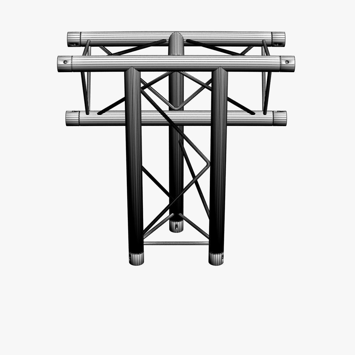 Mini Triangular Truss Collection - 14 PCS Modular 3D model_30