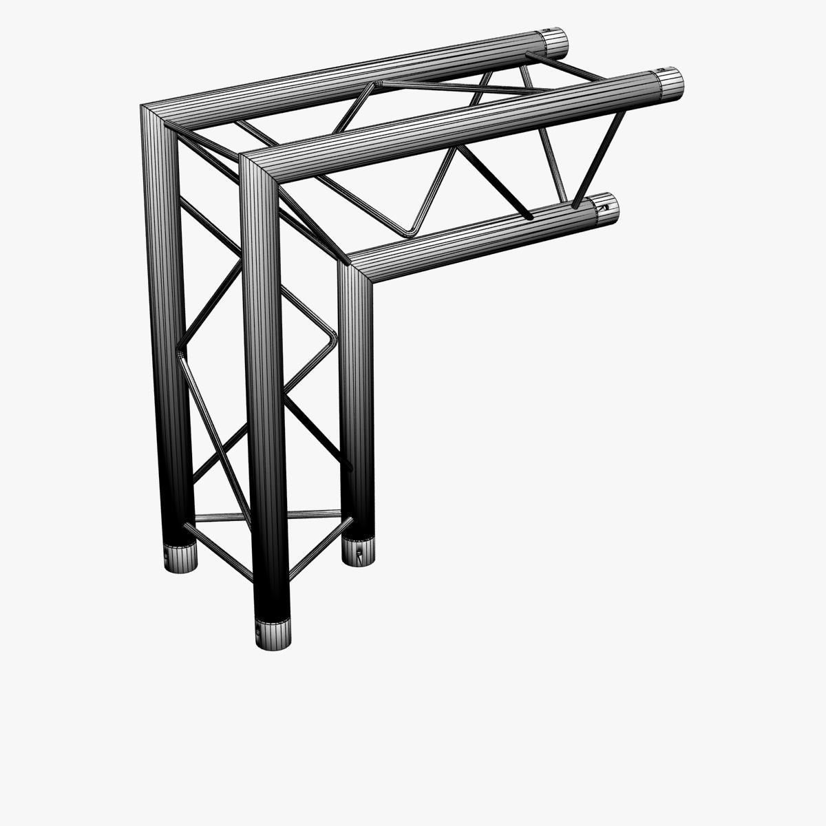 Mini Triangular Truss Collection - 14 PCS Modular 3D model_32