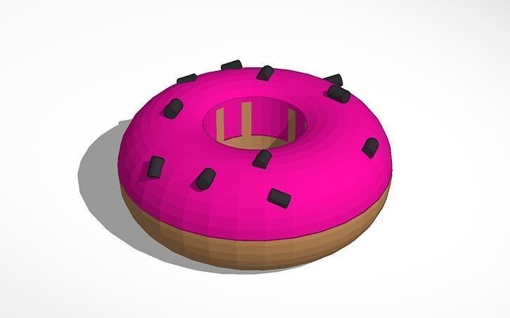 donut 3D print model_0
