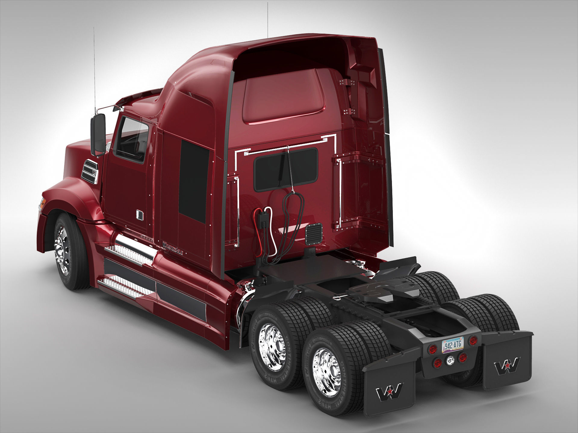 Western Star 5700XE 3D model_6