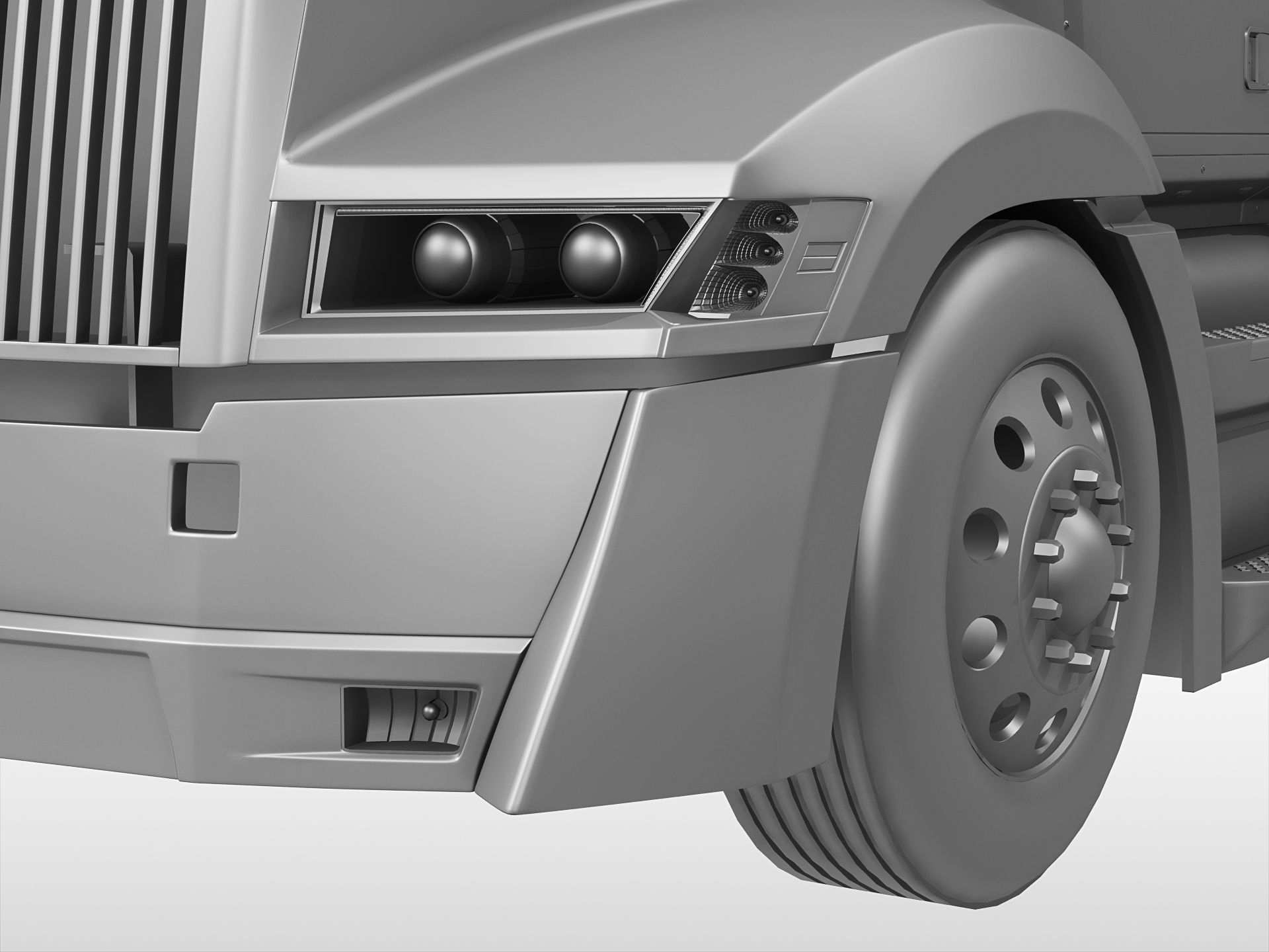Western Star 5700XE 3D model_13