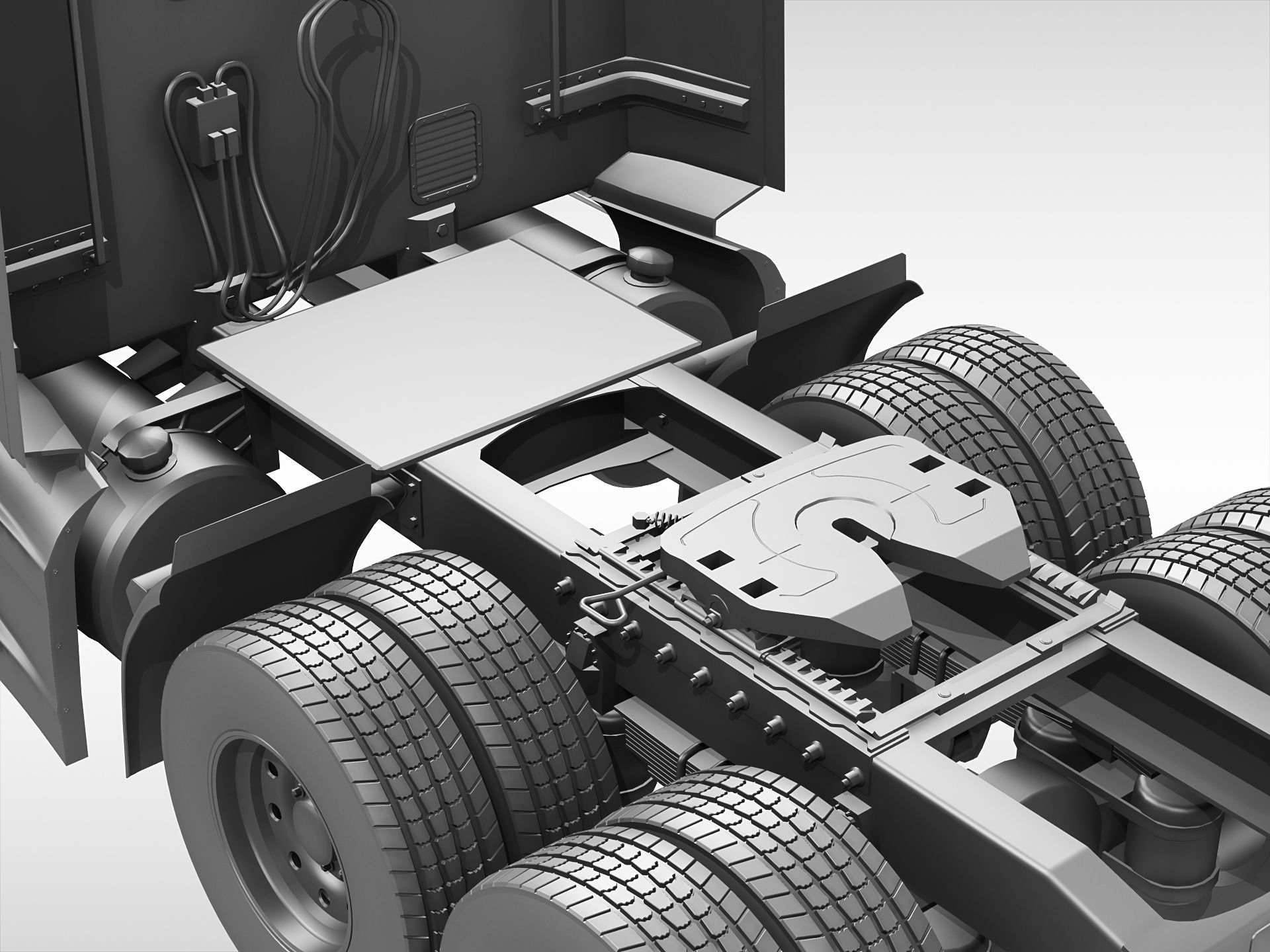 Western Star 5700XE 3D model_14