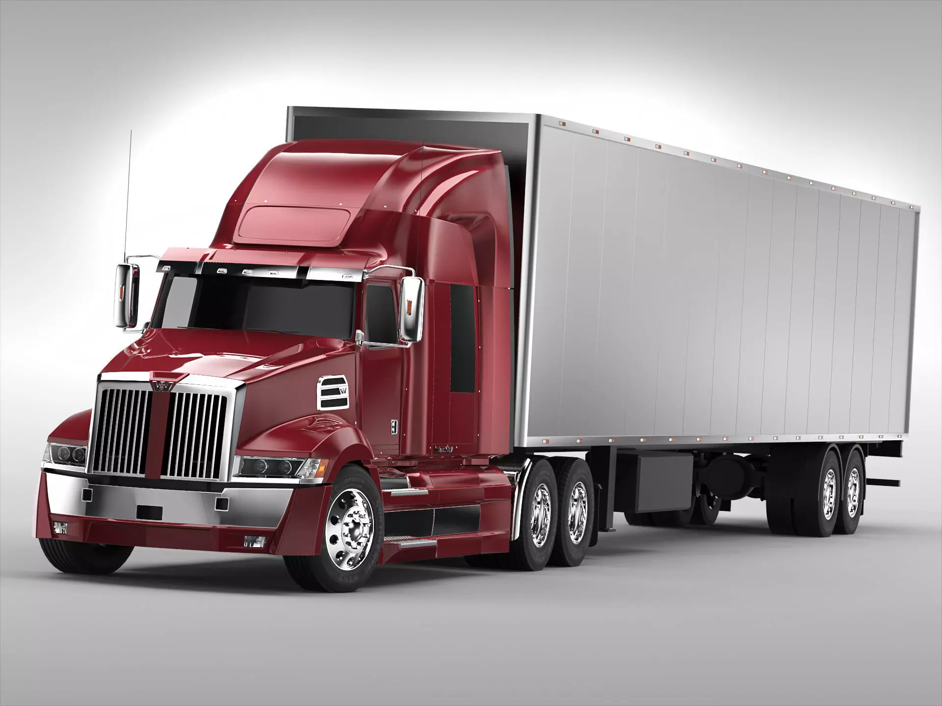 Western Star 5700XE 3D model_0