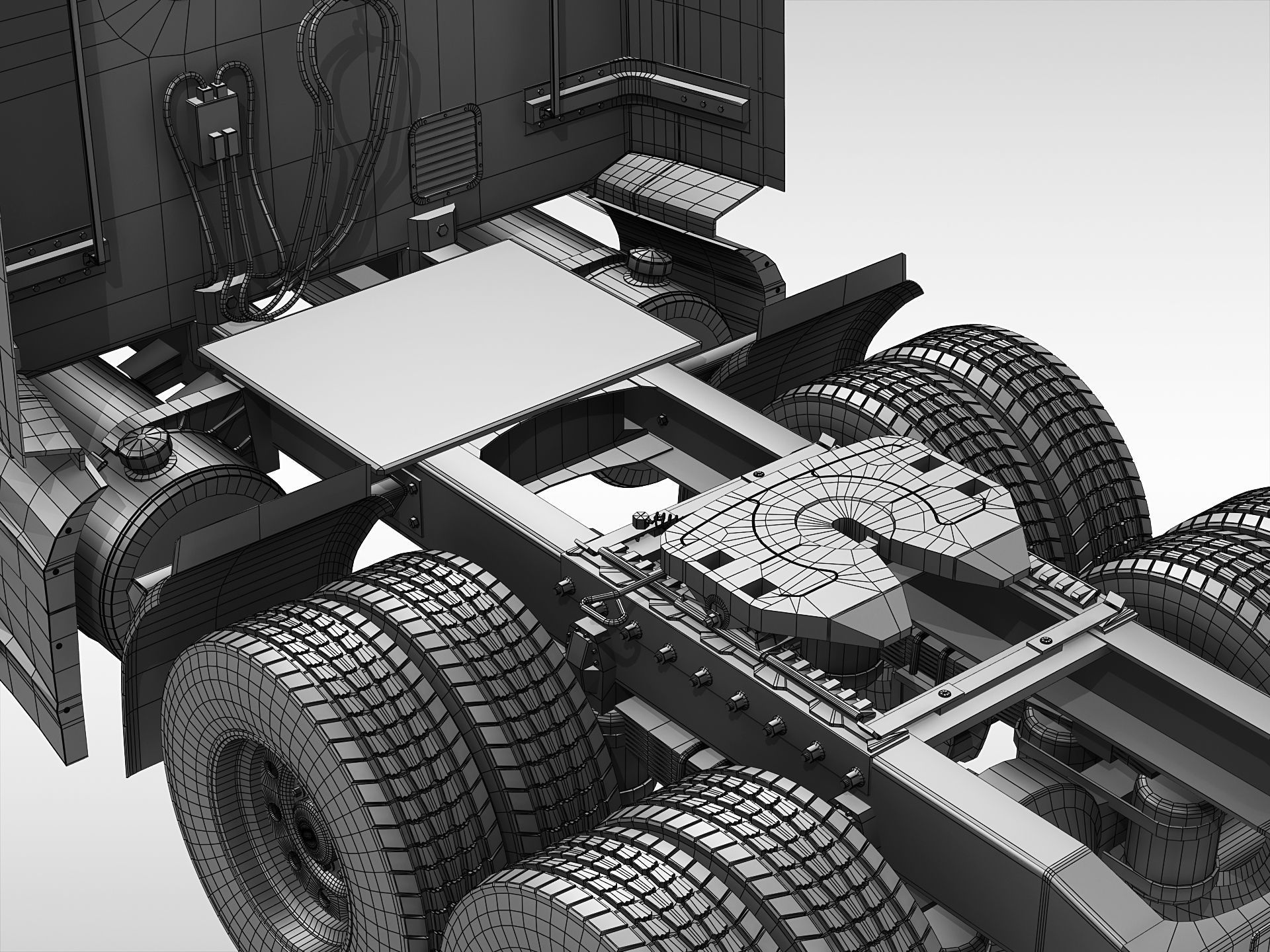 Western Star 5700XE 3D model_19