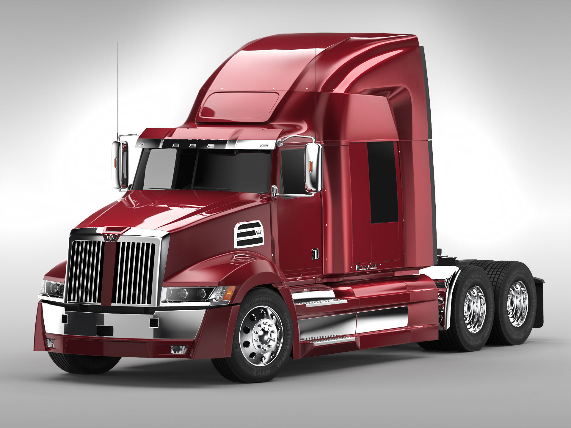 Western Star 5700XE 3D model_5
