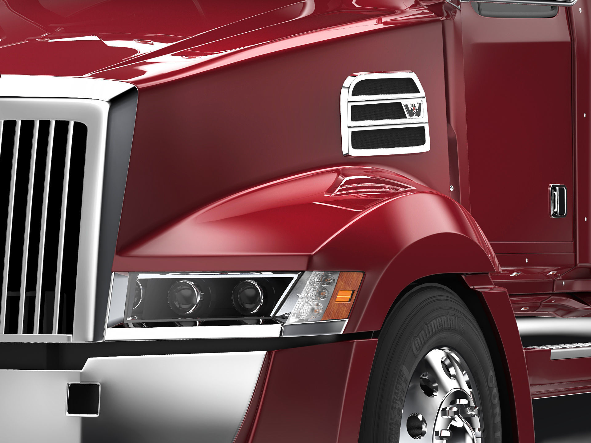 Western Star 5700XE 3D model_7