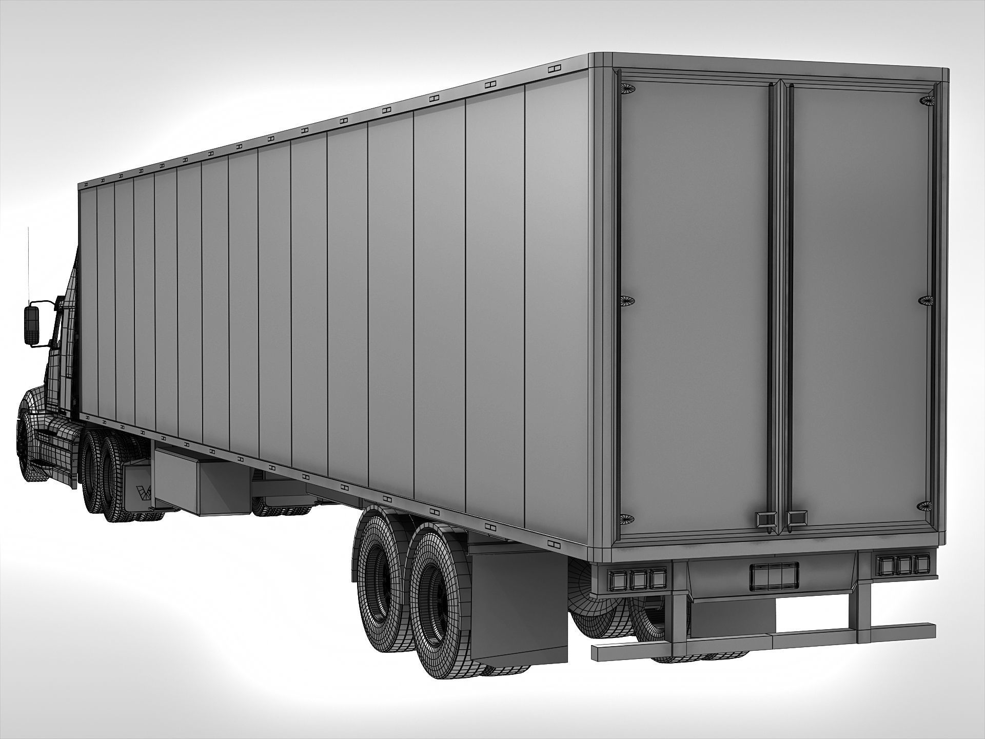 Western Star 5700XE 3D model_17