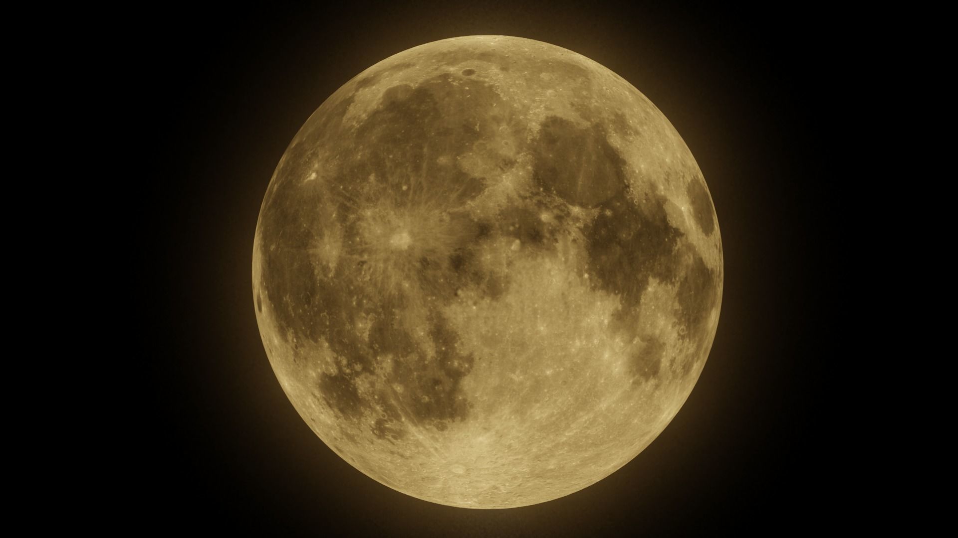 4K Moon with Moon Phases Low-poly 3D model_4