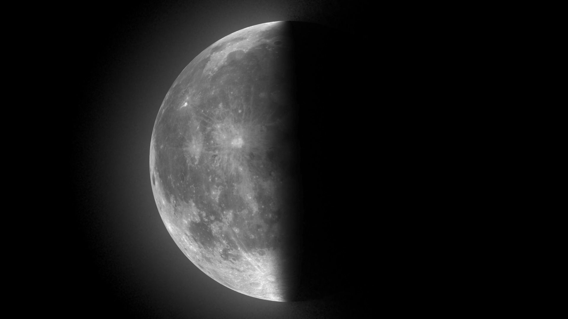 4K Moon with Moon Phases Low-poly 3D model_3