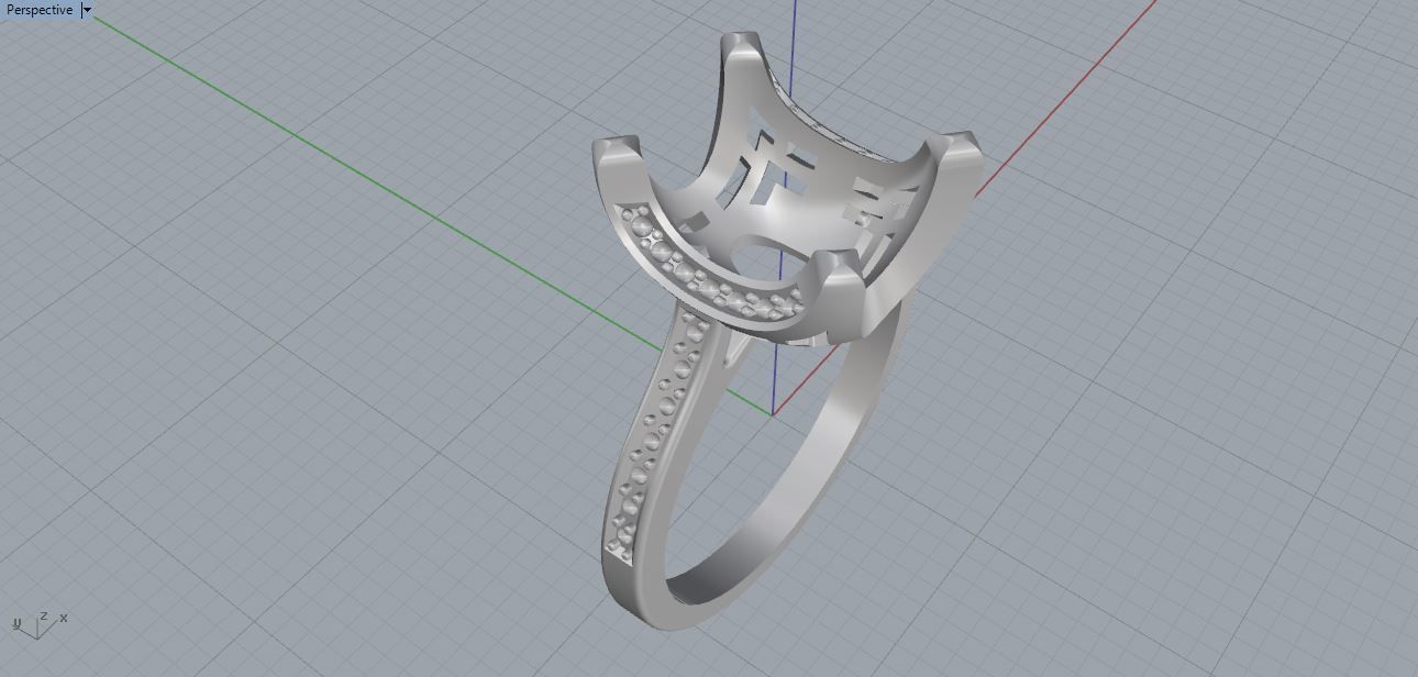 Ring 10x8 3D print model_2