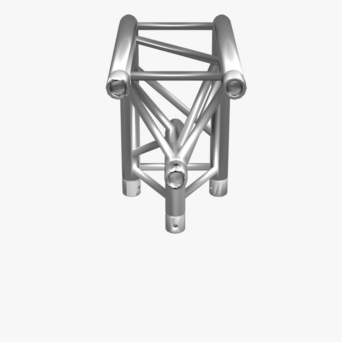 Triangular Truss Corner Junction 107 Free 3D model_7