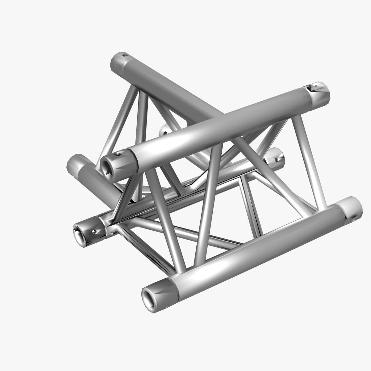 Triangular Truss Cros and T Junction 84 3D model_6