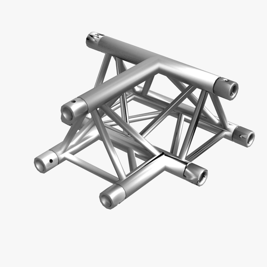 Triangular Truss Cros and T Junction 84 3D model_2
