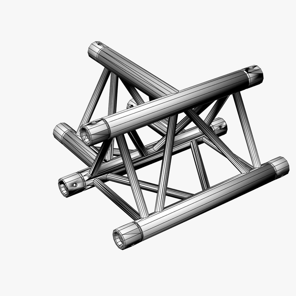 Triangular Truss Cros and T Junction 84 3D model_7