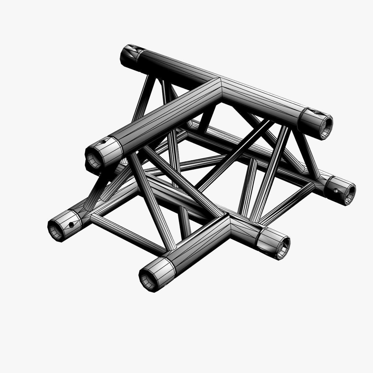 Triangular Truss Cros and T Junction 84 3D model_3
