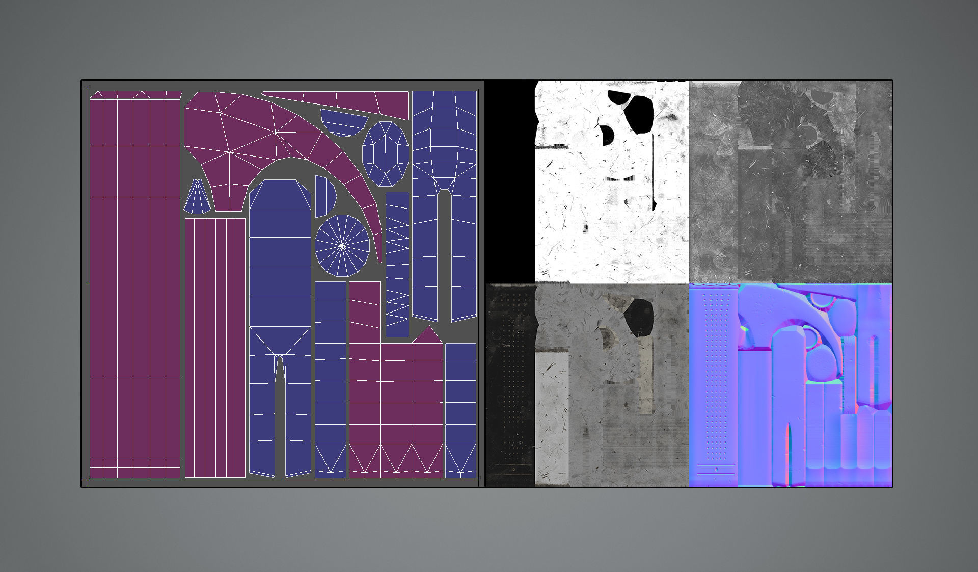 Claw Hammer Low-poly 3D model_7