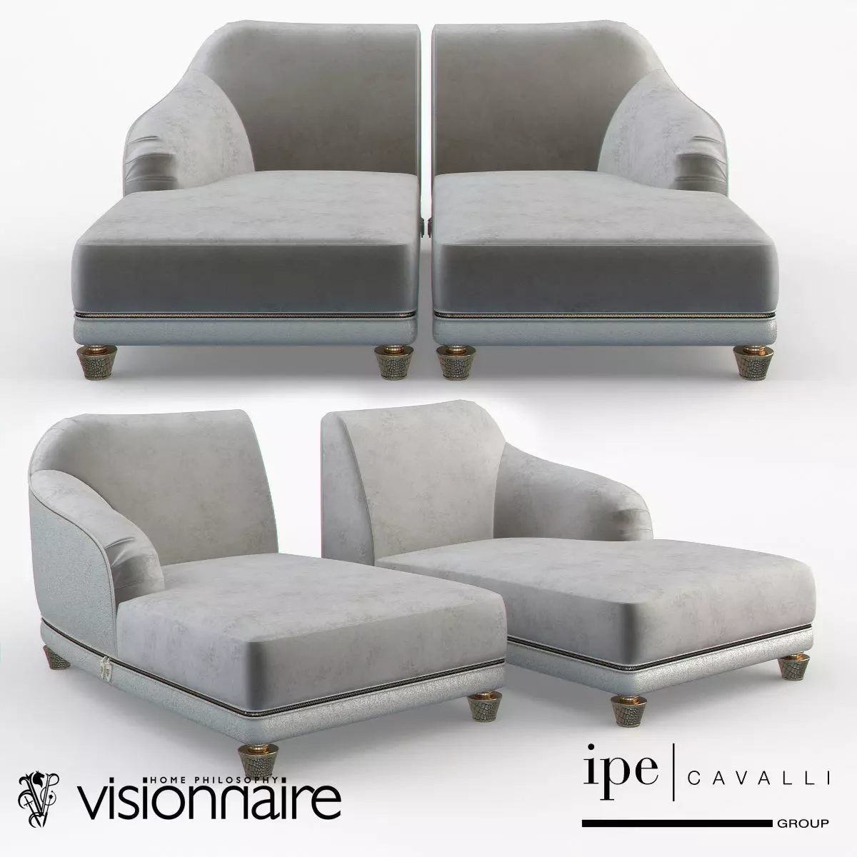 Chatam couch 3D model_0