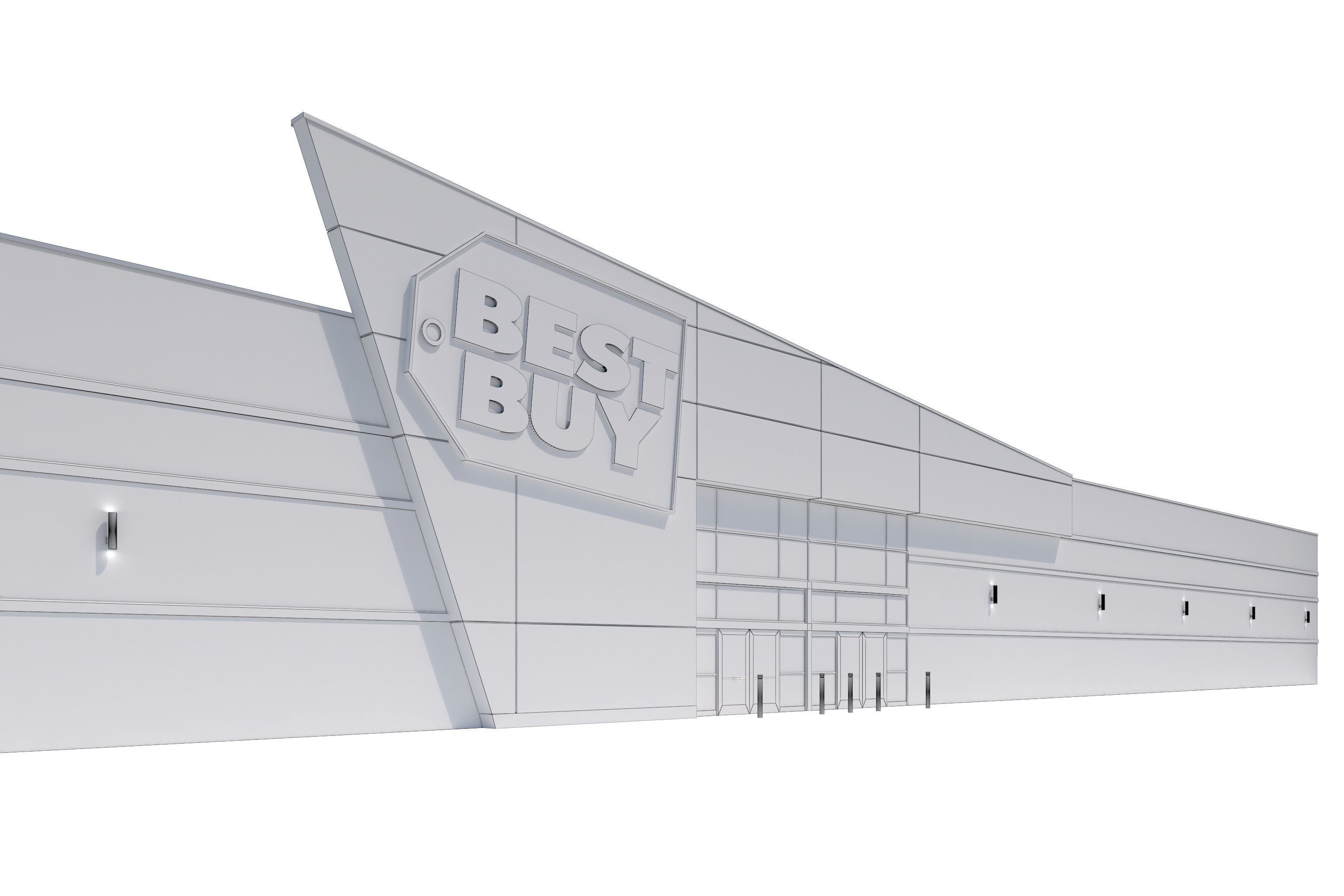 Retail-010 Best Buy 3D model_14