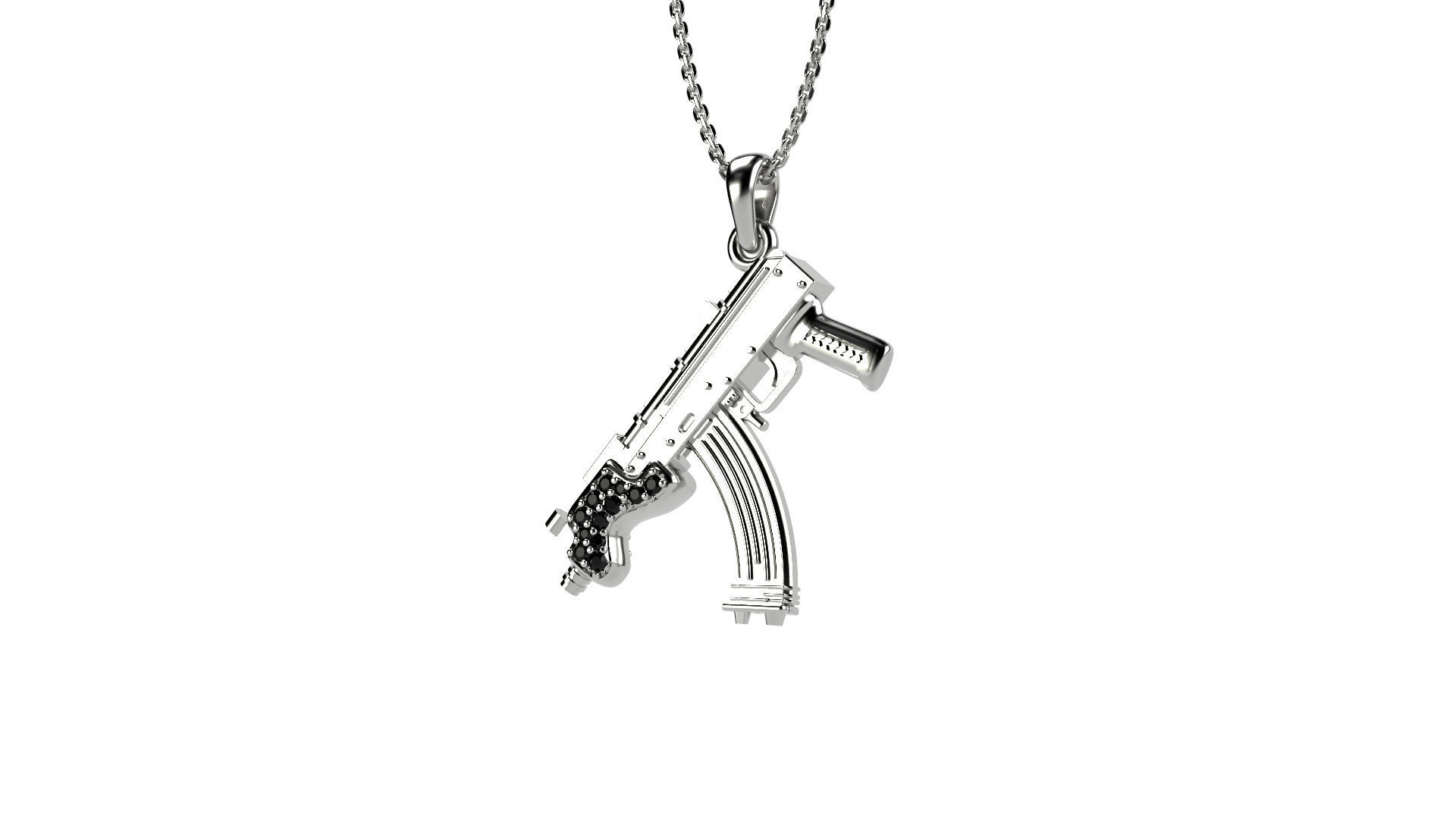 Mini Draco Pendant medium 3D print model_10