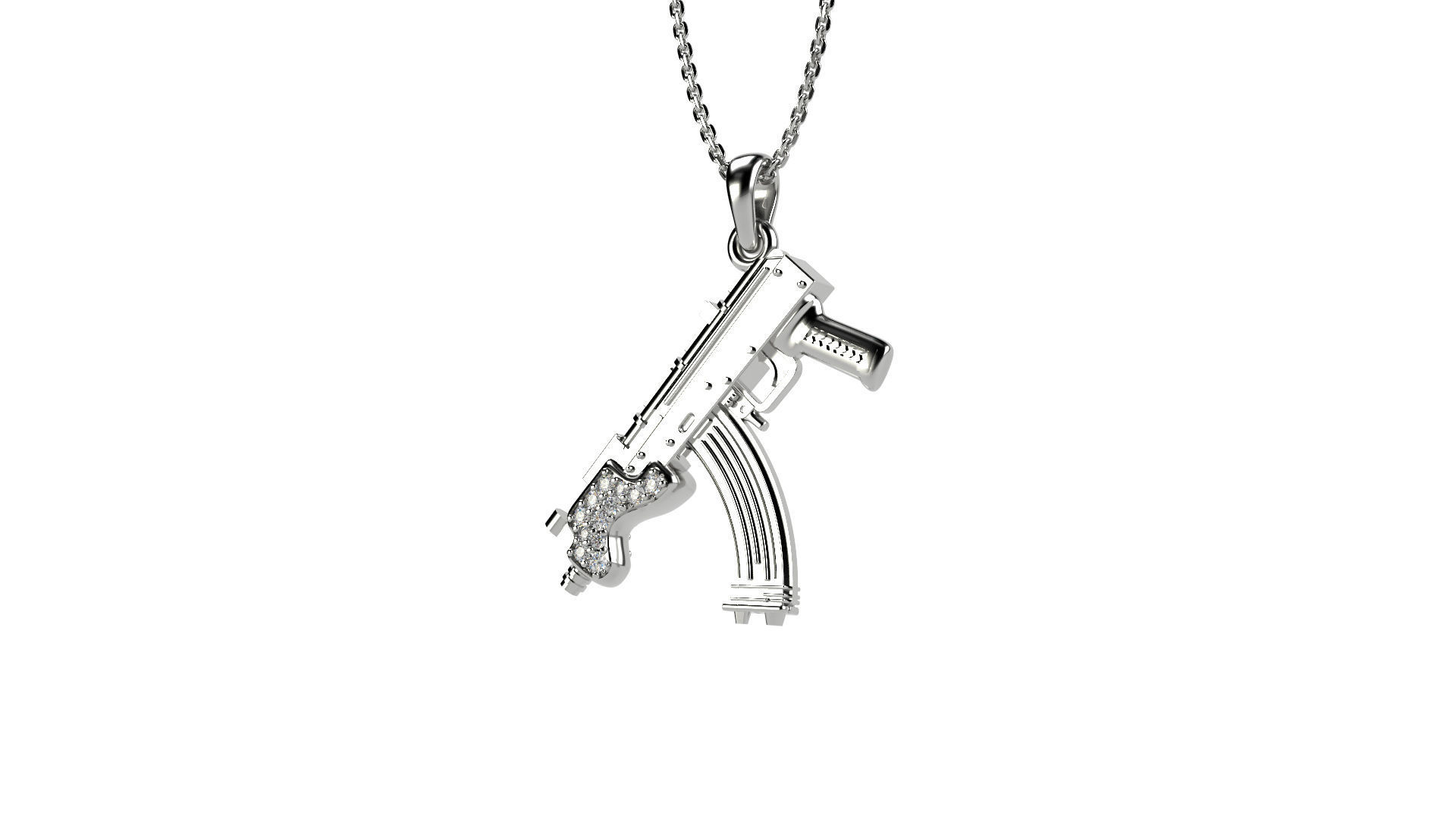 Mini Draco Pendant medium 3D print model_7