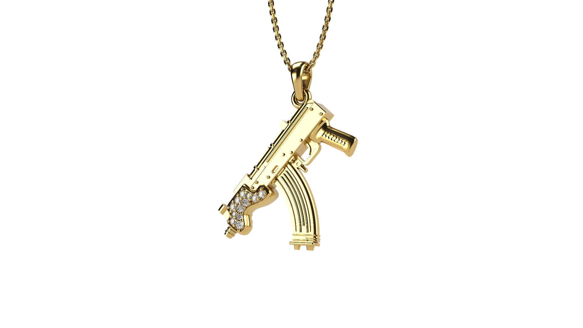 Mini Draco Pendant medium 3D print model_4