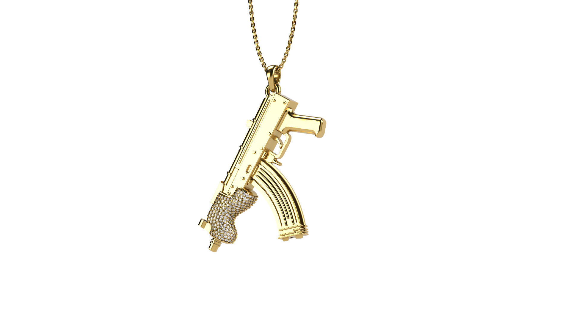 Mini Draco Pendant large 3D print model_3